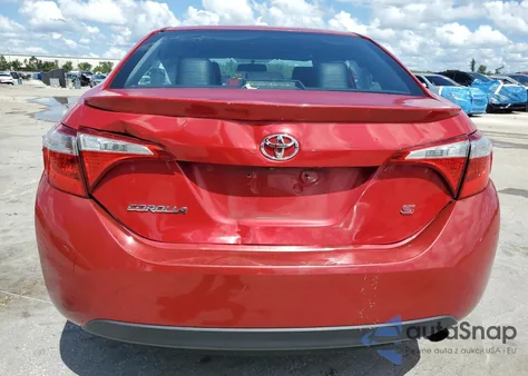 2014 Toyota Corolla L z USA, uszkodzony, nr VIN 2T1BURHE4EC018709
